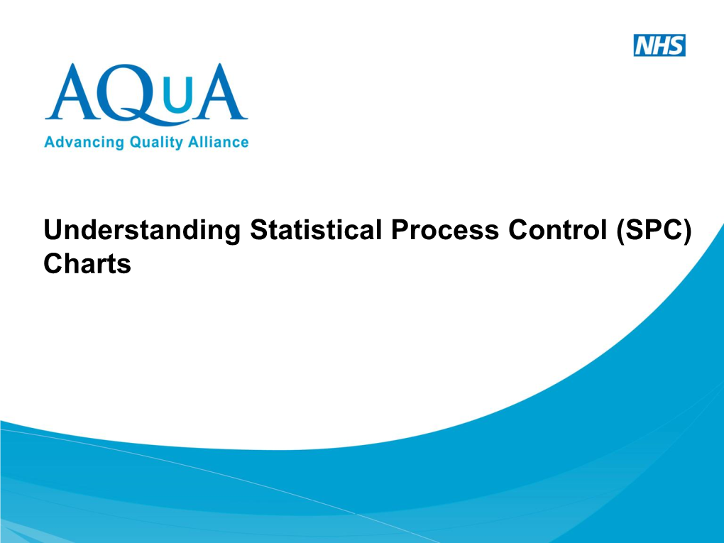 Understanding Statistical Process Control (SPC) Charts Introduction 