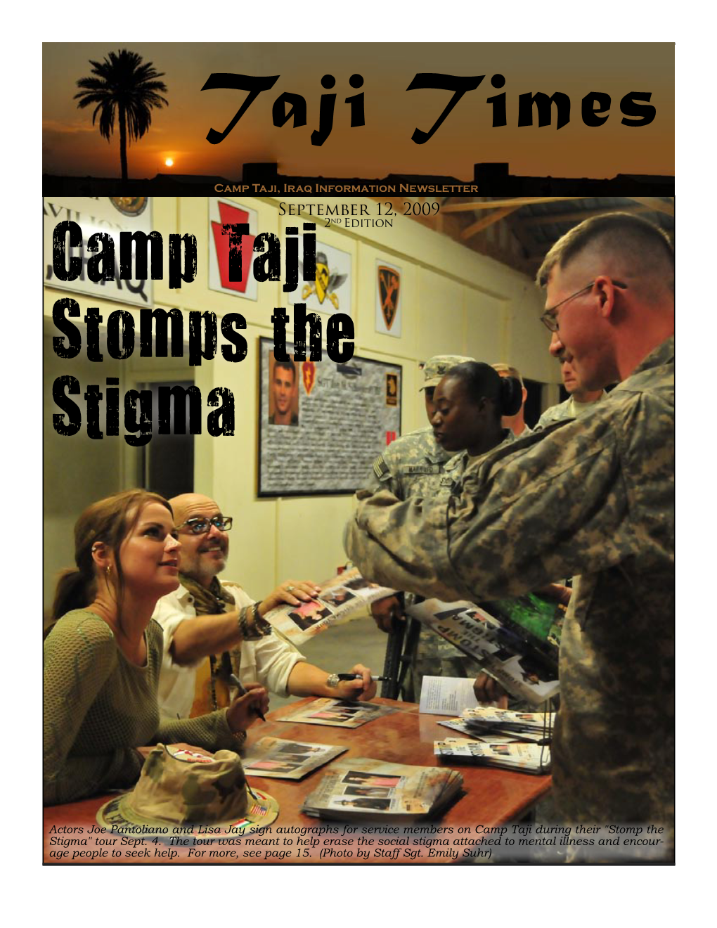 Camp Taji Stomps the Stigma