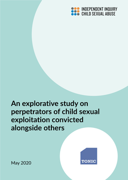 An Explorative Study on Perpetrators of Child Sexual Exploitation Convicted Alongside Others