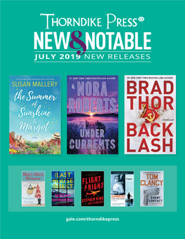 July 2019 New Releases