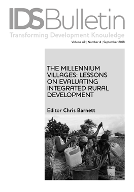 Transforming Development Knowledge Volume 49 | Number 4 | September 2018