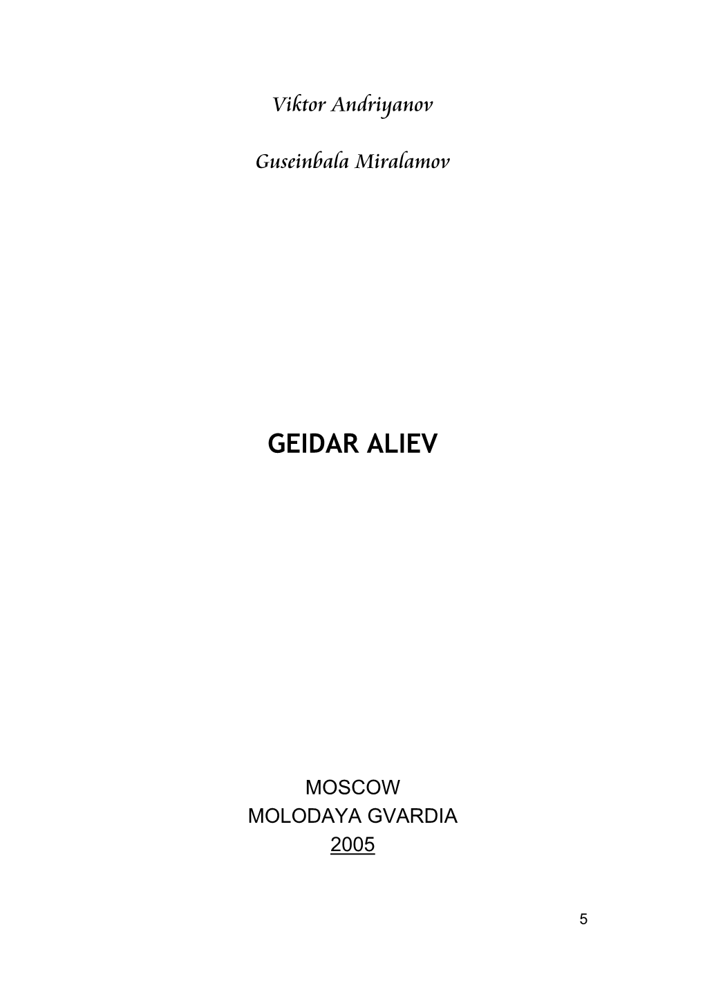 Geidar Aliev