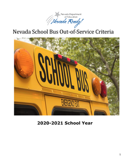 School Bus Out-Of-Service Criteria