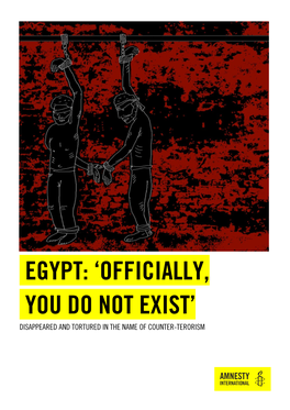 Egypt: 'Officially, You Do Not Exist'