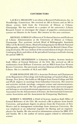 Proceedings of the 1979 Clinic on Library