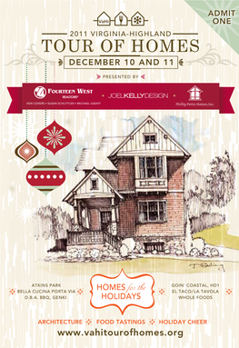 Tour of Homes December 10 and 11