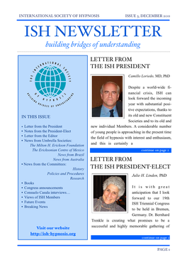 Ish Newsletter 3 2011