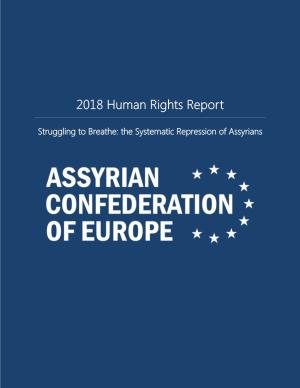 2018 Human Rights Report