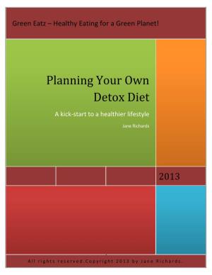 Planning Your Own Detox Diet