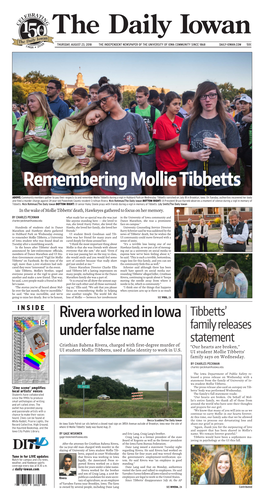 Remembering Mollie Tibbetts