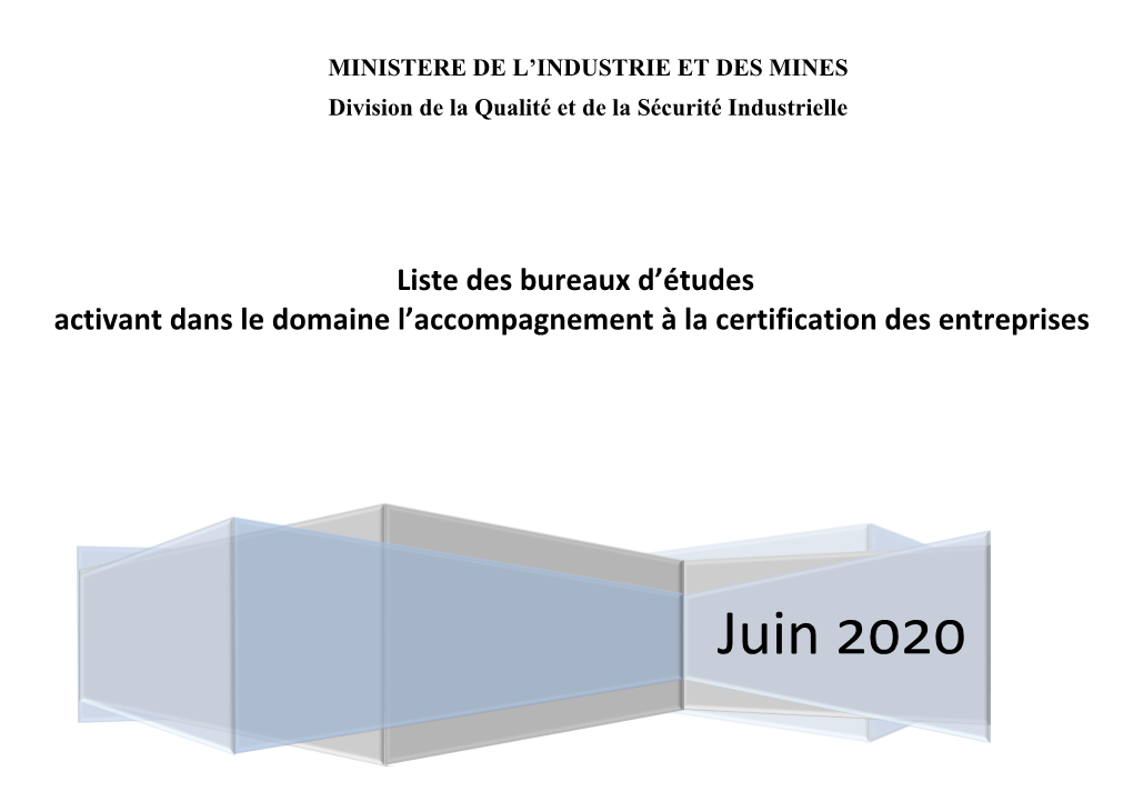 Liste Des Bureaux D'études