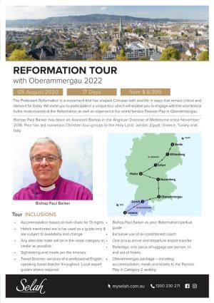 Reformation Tour