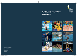 State Sport Centre Annual Report 2017