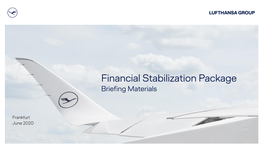 Financial Stabilization Package Briefing Materials
