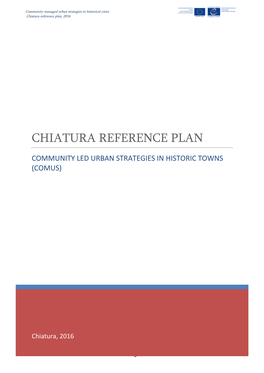 Chiatura Reference Plan, 2016