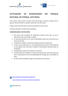 Actividade De Sendeirismo No Parque Natural De Ponga, Asturias