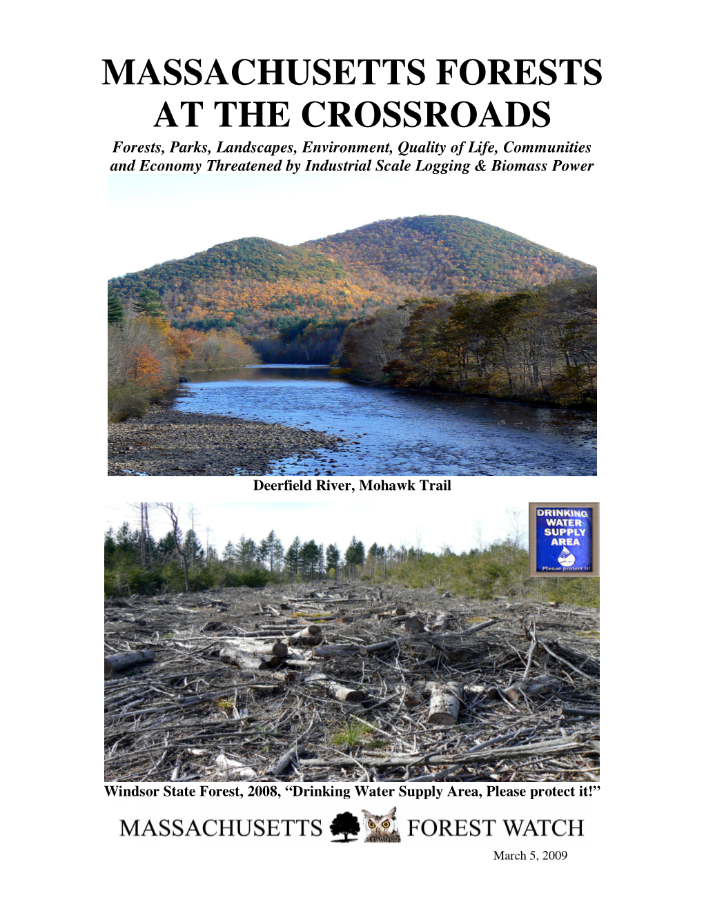 Massachusetts Forests at the Crossroads