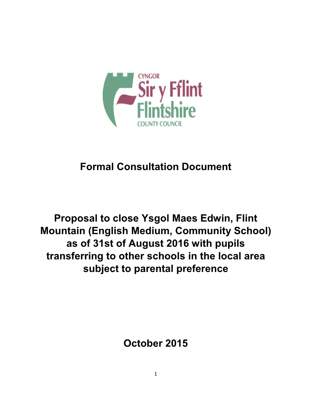 Consultation Document