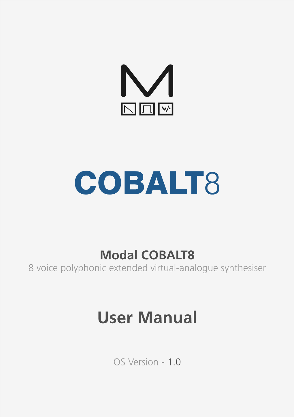 Modal COBALT8 8 Voice Polyphonic Extended Virtual-Analogue Synthesiser