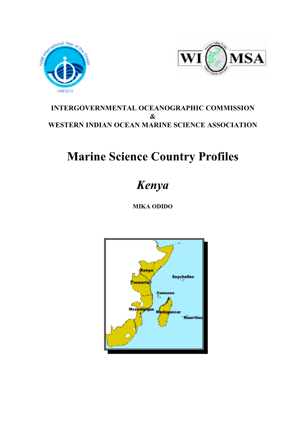 Marine Science Country Profiles Kenya