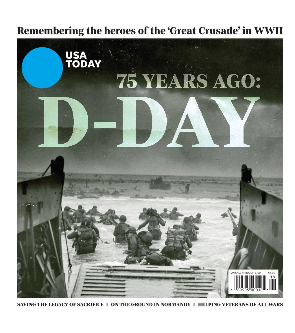 On Sale Through 5/20 $4.95 16 Usa Today Special Edition Remembering D-Day