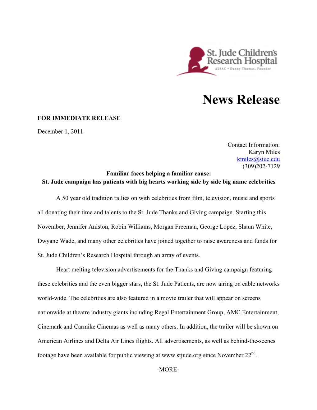 News Release