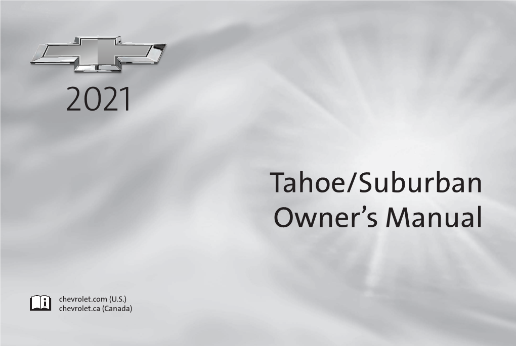 2021 Chevrolet Tahoe / Suburban 1500 Owner's Manual