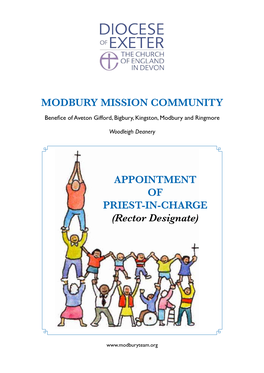 MODBURY MISSION COMMUNITY Benefice of Aveton Gifford, Bigbury, Kingston, Modbury and Ringmore