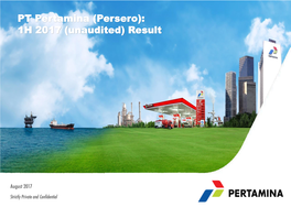 PT Pertamina (Persero): 1H 2017 (Unaudited) Result