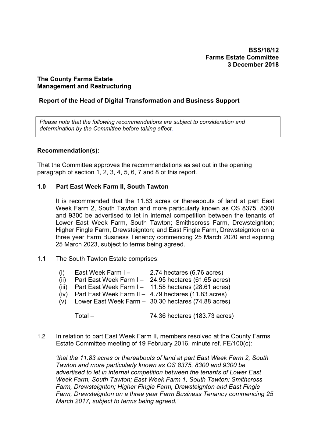 Template for CMB Report