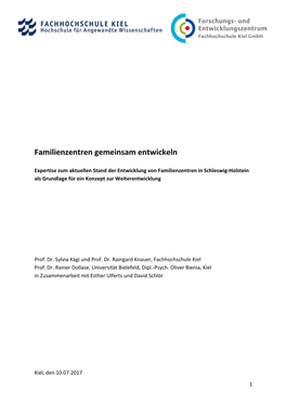 Familienzentren Gemeinsam Entwickeln