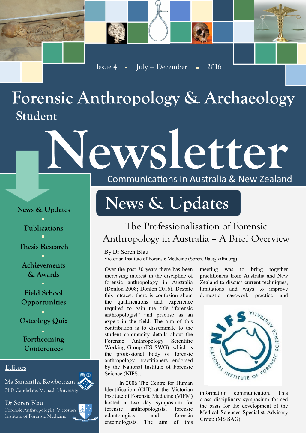 Forensic Anthropology & Archaeology News & Updates