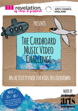 The Cardboard Music Video Activity Pack