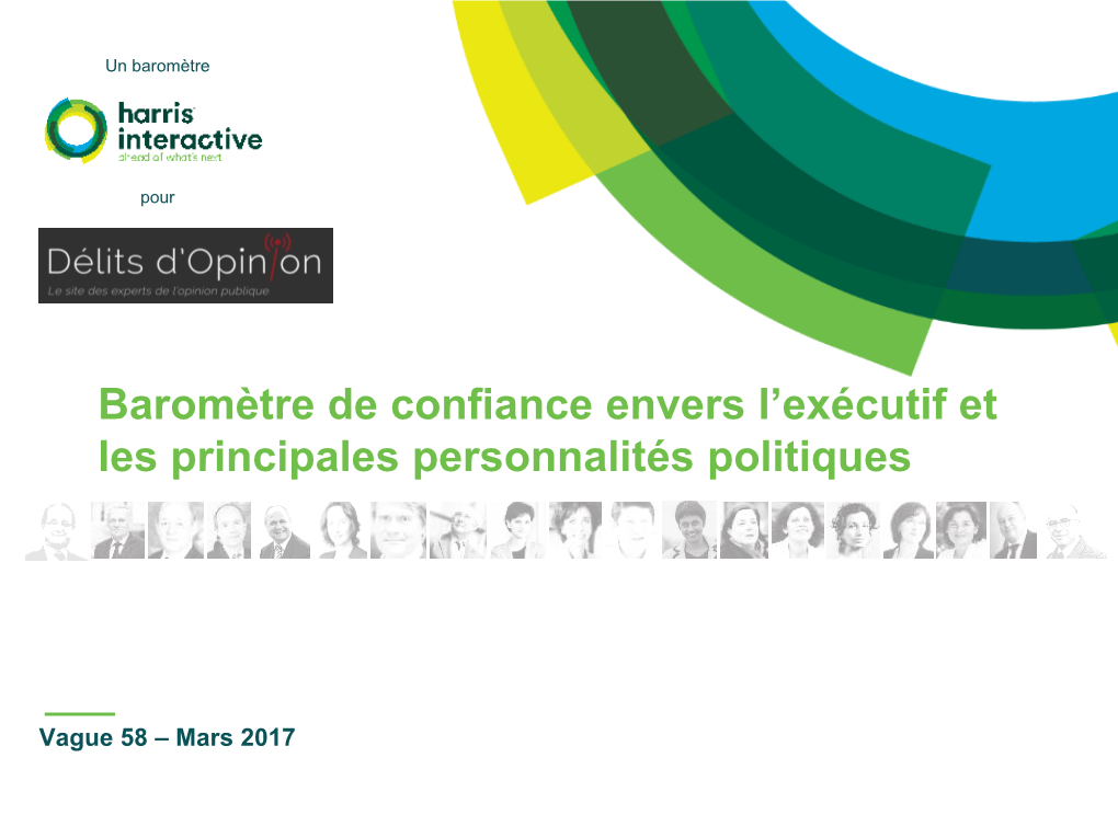 Baromètre De Confiance Envers L'exécutif Et Les