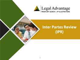 Inter Partes Review (IPR)