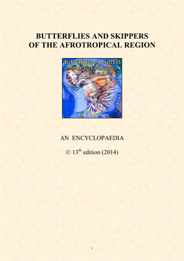 Butterflies and Skippers of the Afrotropical Region