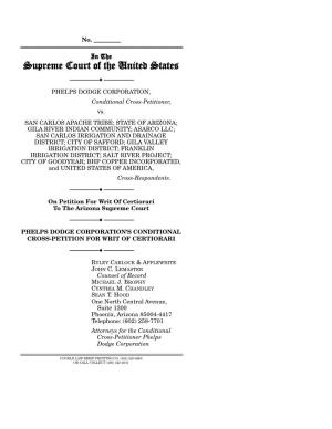 Conditional Cross-Petition for Cert of Phelps Dodge Corp
