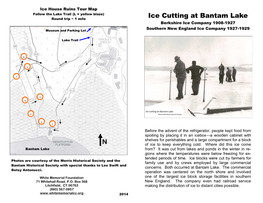 Ice Cutting at Bantam Lake N
