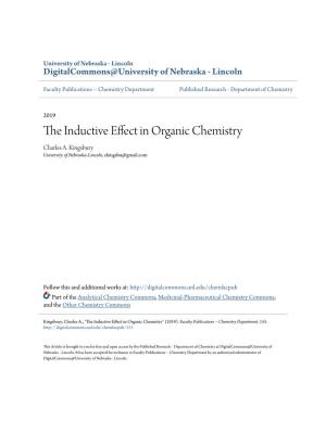 The Inductive Effect in Organic Chemistry Comments Upon Models: C
