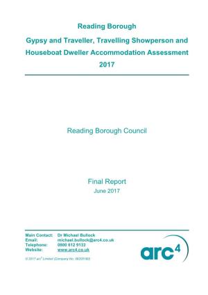 Gypsy and Traveller, Travelling Showperson and Houseboat Dweller Accommodation Assessment 2017