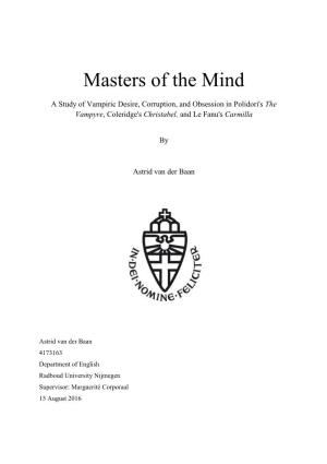 Masters of the Mind