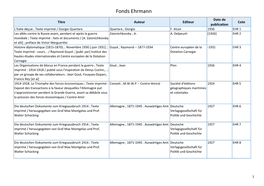 Fonds Ehrmann Date De Titre Auteur Editeur Cote Publication L'italie Déçue ; Texte Imprimé / Giorgio Quartara Quartara , Giorgio F