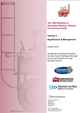 The 1825 Stockton & Darlington Railway