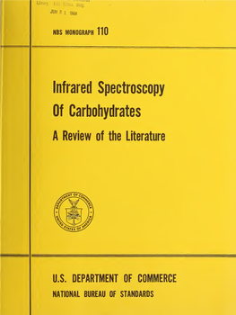 Infrared Spectroscopy of Carbohydrates