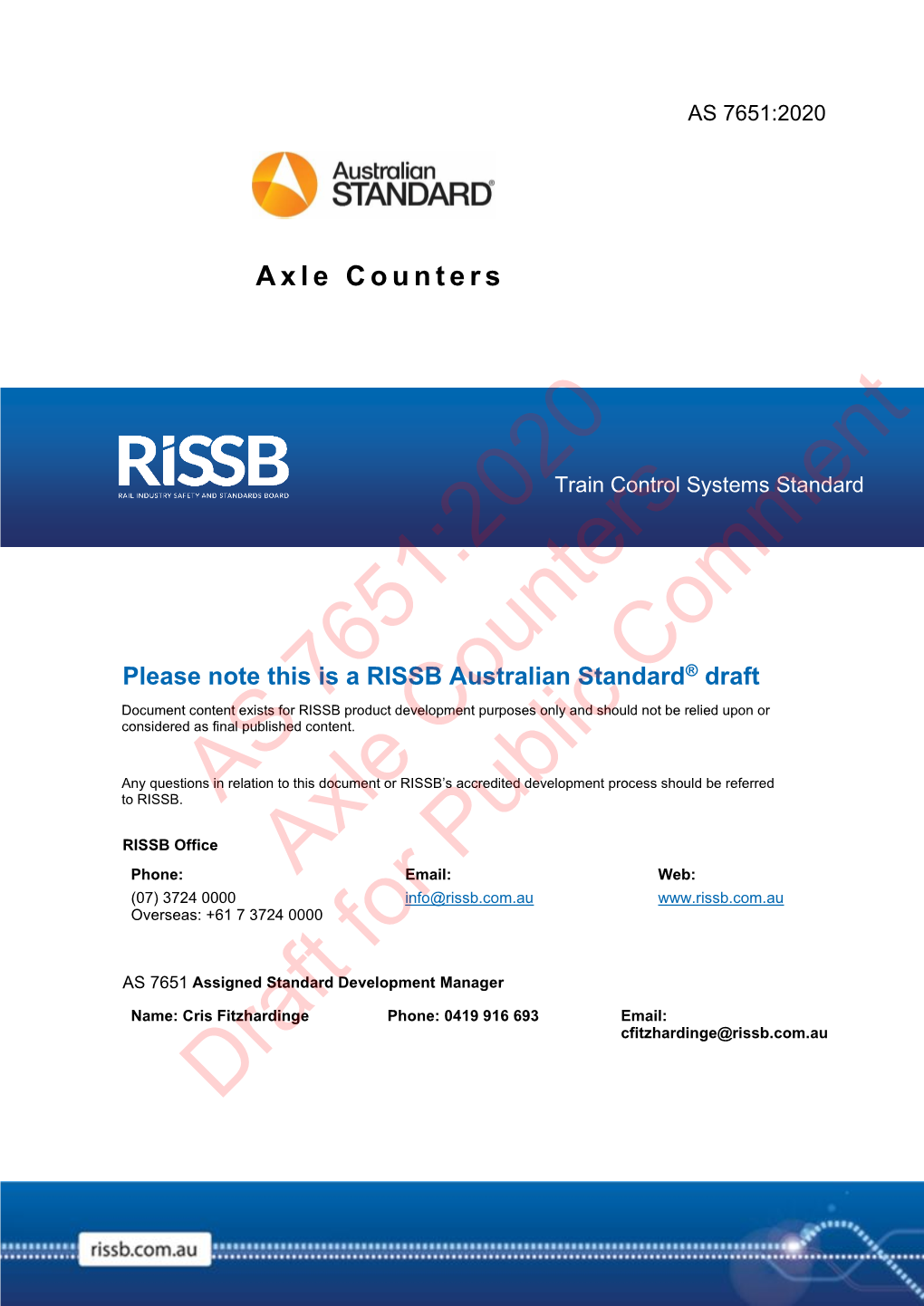 AS 7651 Axle Counters