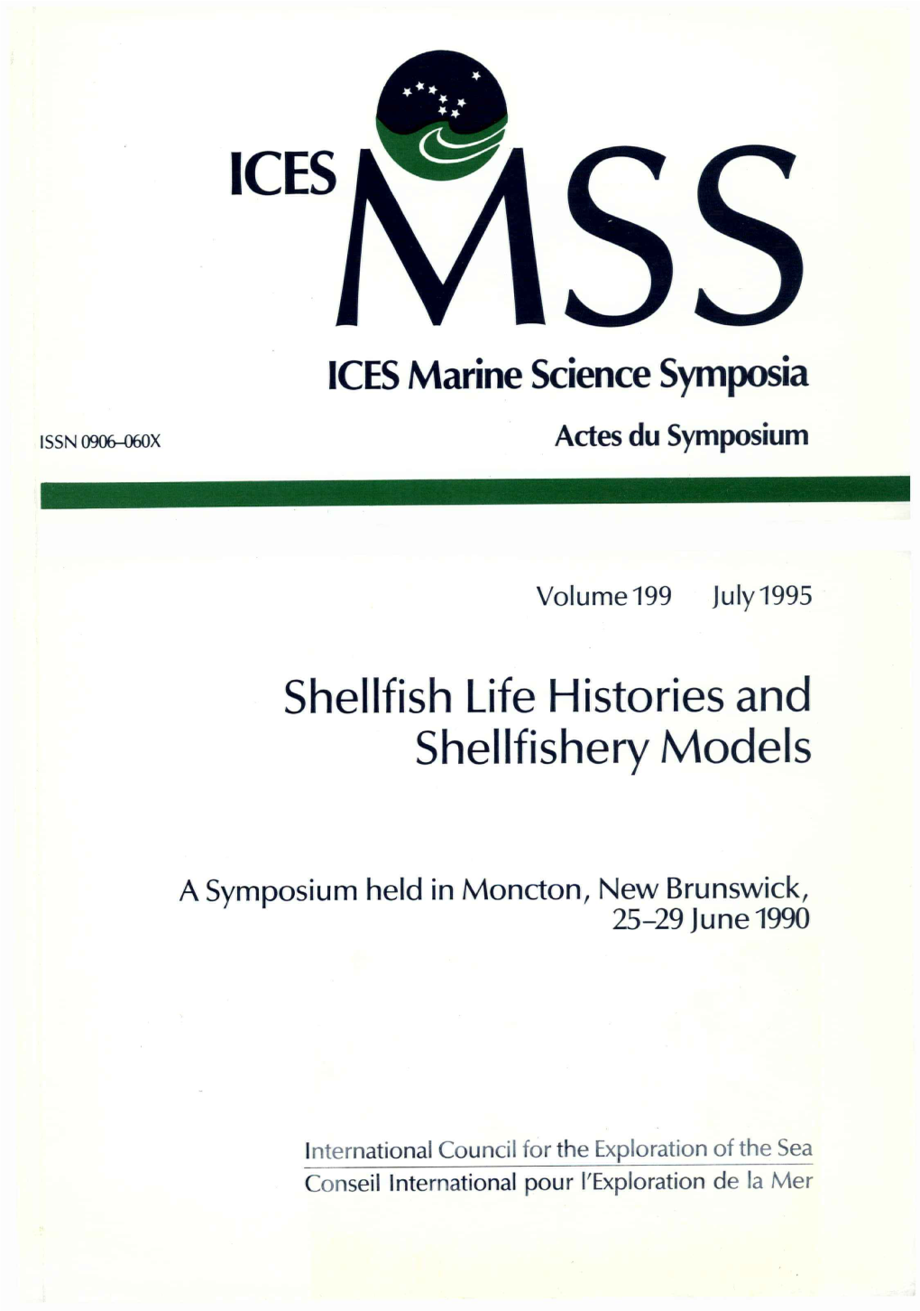 Shellfish Life Histories And; Shellfishery Models