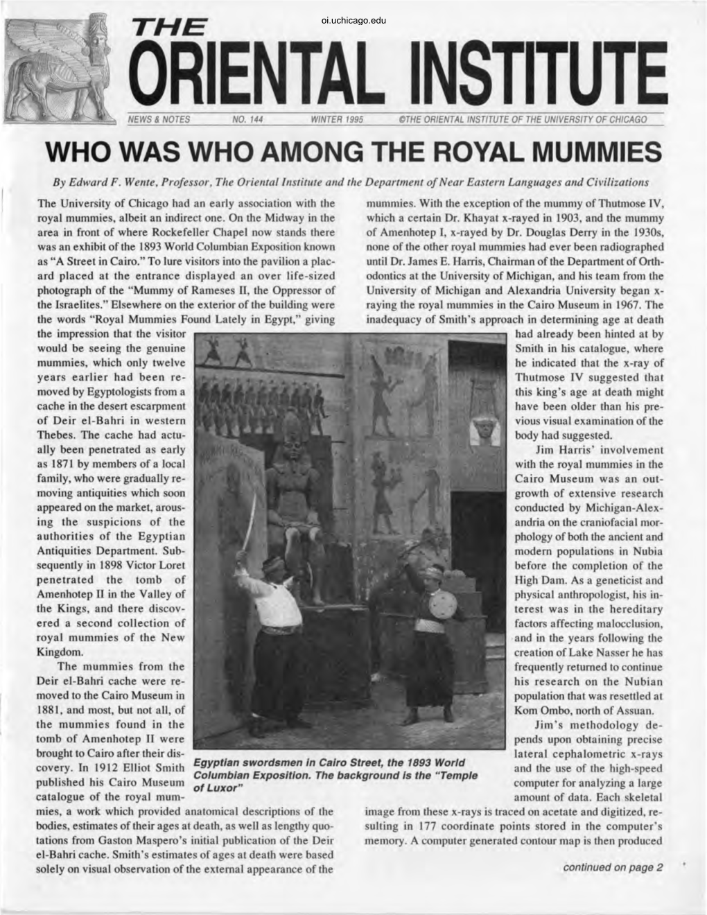 WHO WAS WHO AMONG the ROYAL MUMMIES by Edward F