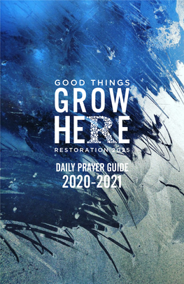 Daily Prayer Guide 2020-2021 Contents
