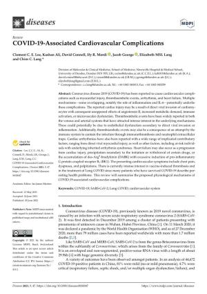 COVID-19-Associated Cardiovascular Complications