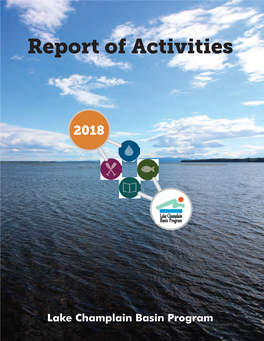 Lake Champlain Basin Program Report of Activities